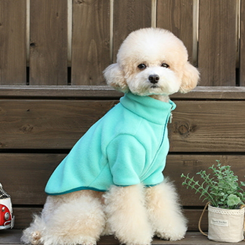 유아러피치 포인트 후리스 강아지겨울옷