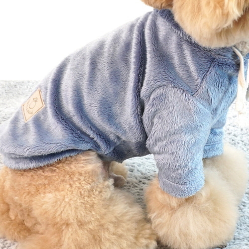 유아러피치 벨보아 후드 티셔츠 강아지봄옷 간절기용